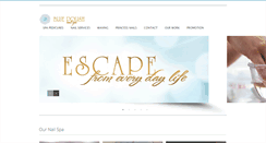 Desktop Screenshot of bluepolishnailspa.com